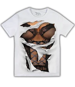 Мегабюст пеньюар (3d футболка)